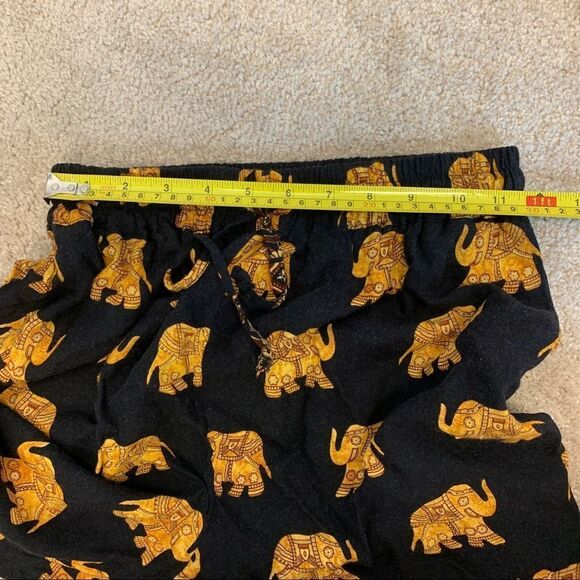 Bohotusk Royal Elephant Print Harem Pants Elasticated Smocked Waist Sz S/M - Picture 8 of 12